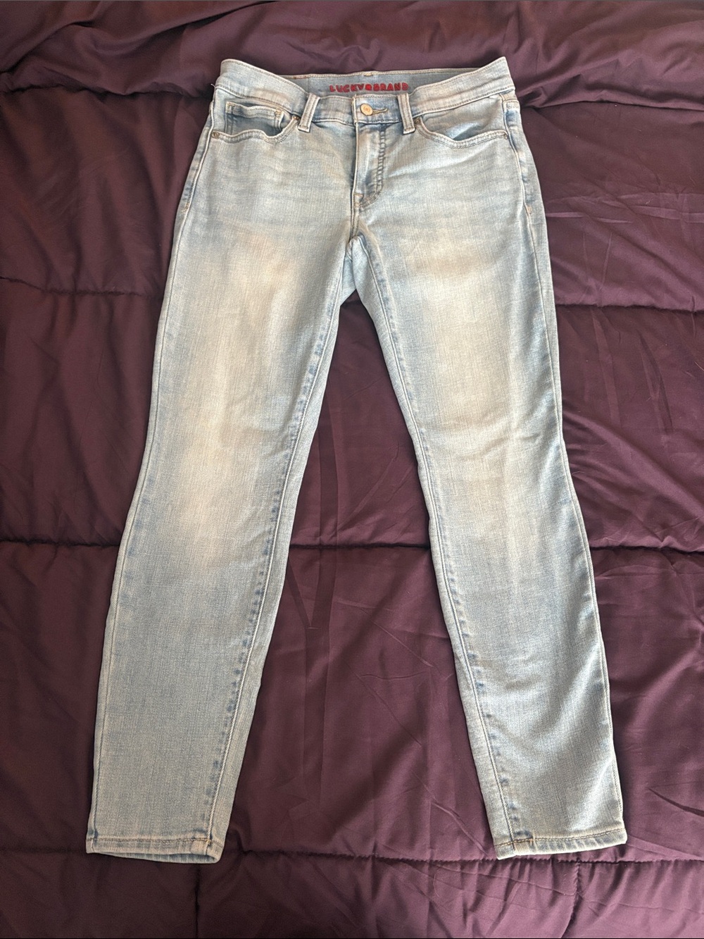 Lucky Brand Light Wash Women's Skinny Jeans size 4